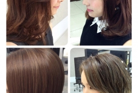 お客の悩みや要望に合わせたヘアカラー