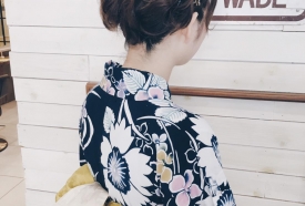 ショートカットのヘアアレンジ