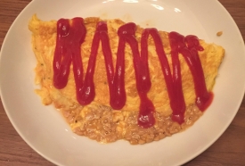 納豆オムレツ(*^^*)