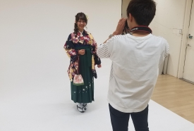 昨日の撮影はHAKAMA STYLE