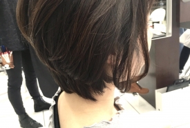 【ゆるふわグラデーション前下がりボブ】